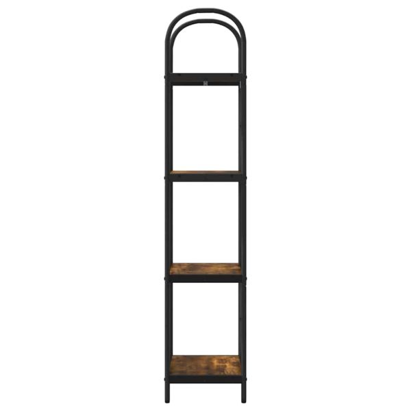 Рафт за книги Димян дъб 40 x 30 x 146 см Инженерно дърво