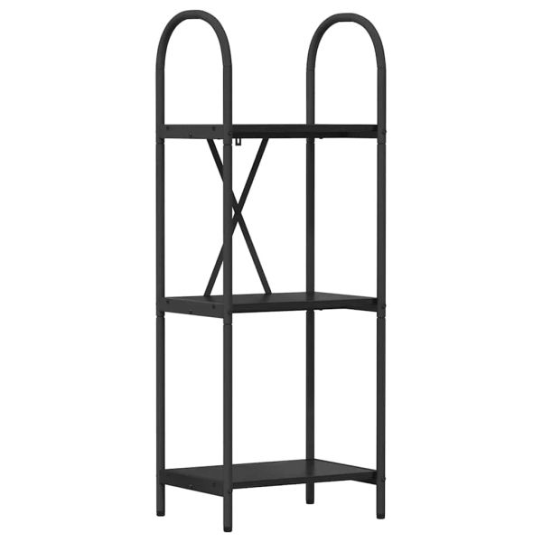 Рафт за книги Черния дъб 40 x 30 x 109 см Инженерно дърво