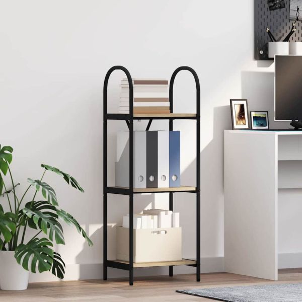 Рафт за книги Сонома дъб 40 x 30 x 109 см Инженерно дърво