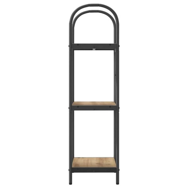 Рафт за книги Дъб 40 x 30 x 109 см Инженерно дърво