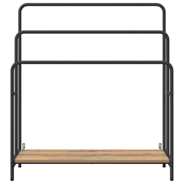 Стойка за дрехи с рафт Дъб 90 x 30 x 100,5 cm Инженерно дърво