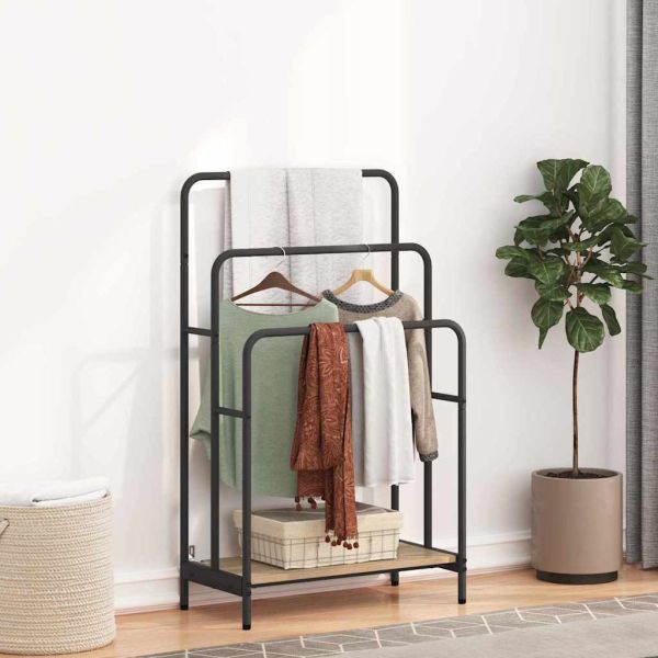 Стойка за дрехи Сонома дъб 60 x 30 x 100,5 см Инженерно дърво