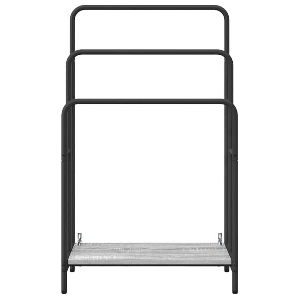 Стойка за дрехи Сив Сонома 60 x 30 x 100,5 см Инженерно дърво