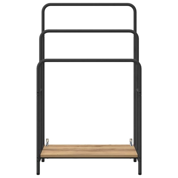 Стойка за дрехи с рафт Дъб 60 x 30 x 100,5 см Инженерно дърво