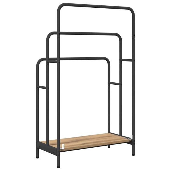 Стойка за дрехи с рафт Дъб 60 x 30 x 100,5 см Инженерно дърво