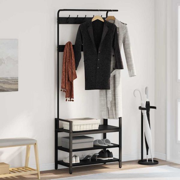 Закачалка за палта Черния дъб 75 x 34 x 184 см Инженерно дърво