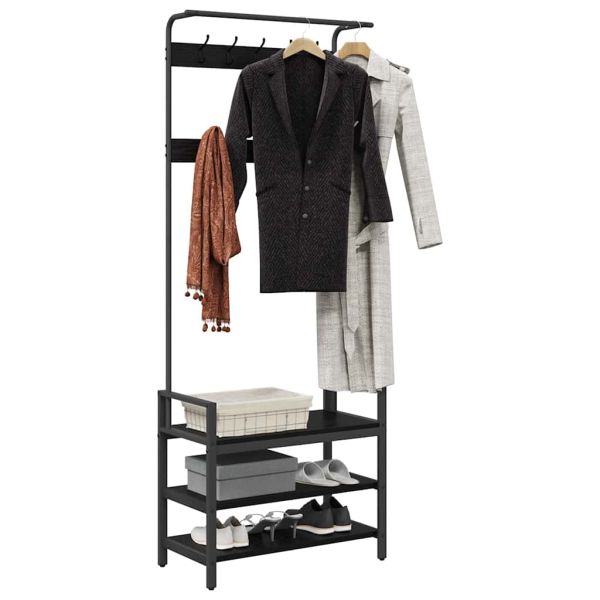 Закачалка за палта Черния дъб 75 x 34 x 184 см Инженерно дърво