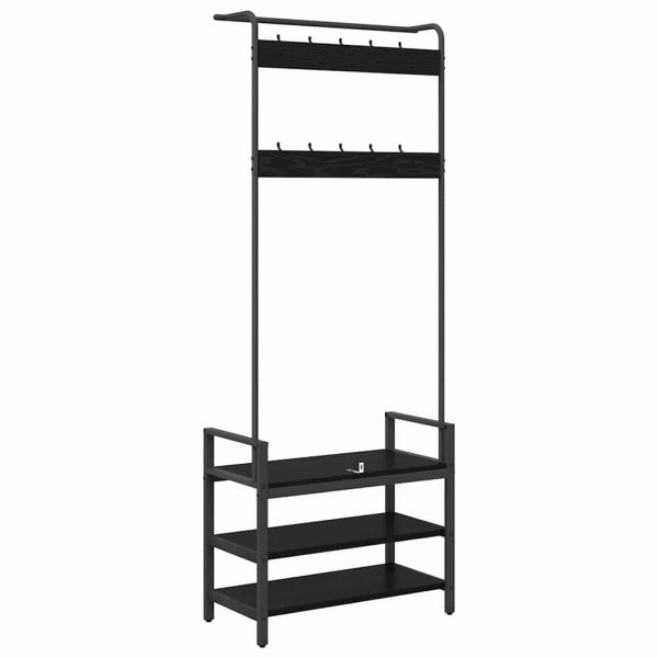 Закачалка за палта Черния дъб 75 x 34 x 184 см Инженерно дърво