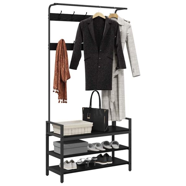 Закачалка за палта Черния дъб 95 x 34 x 184 см Инженерно дърво