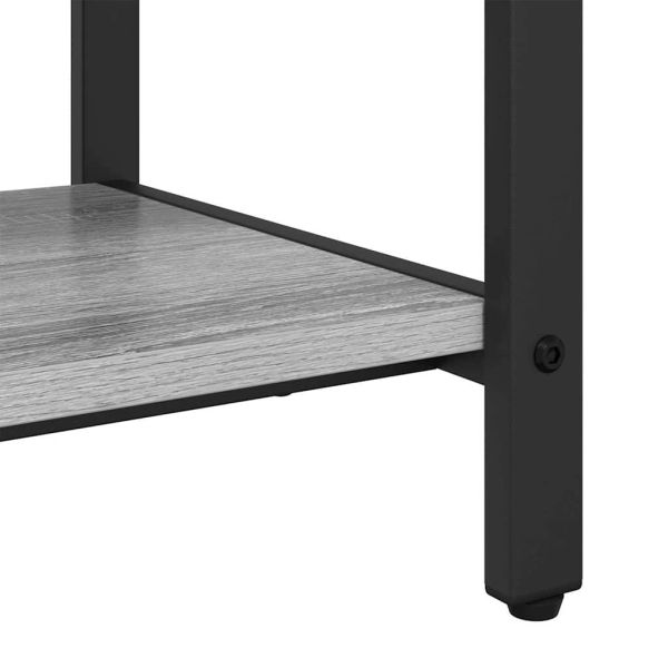 Закачалка за палта Сив Сонома 95 x 34 x 184 см Инженерно дърво