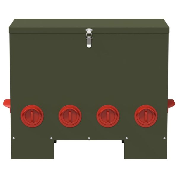 Кокошарник 2 pcs Маслинено зелено 60,5 x 29 x 51 см