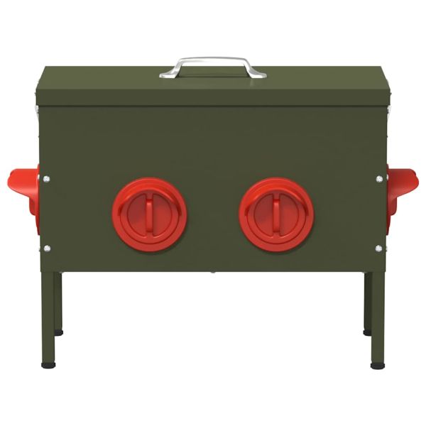 Кокошарник 2 pcs Маслинено зелено 41,5 x 20,5 x 33 см