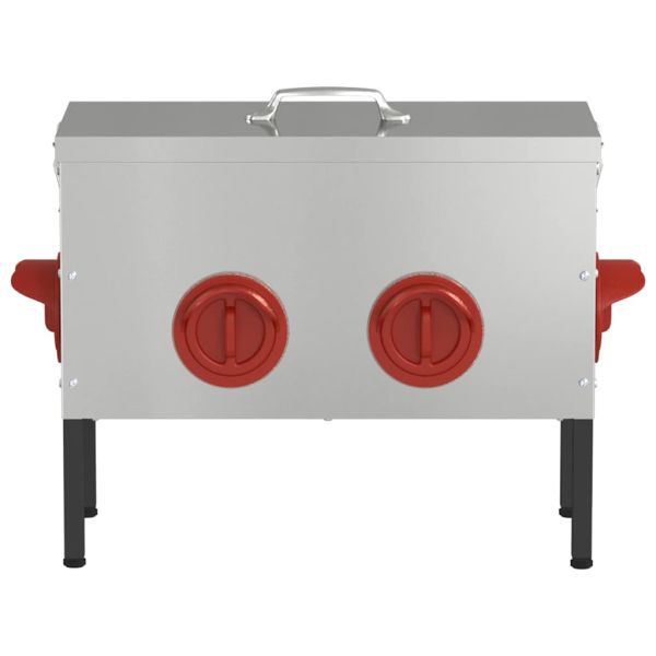 Кокошарник 2 pcs Сребрист 41,5 x 20,5 x 33 см