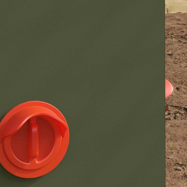 Кокошарник 2 pcs Маслинено зелено 32,5 x 20,5 x 43 см