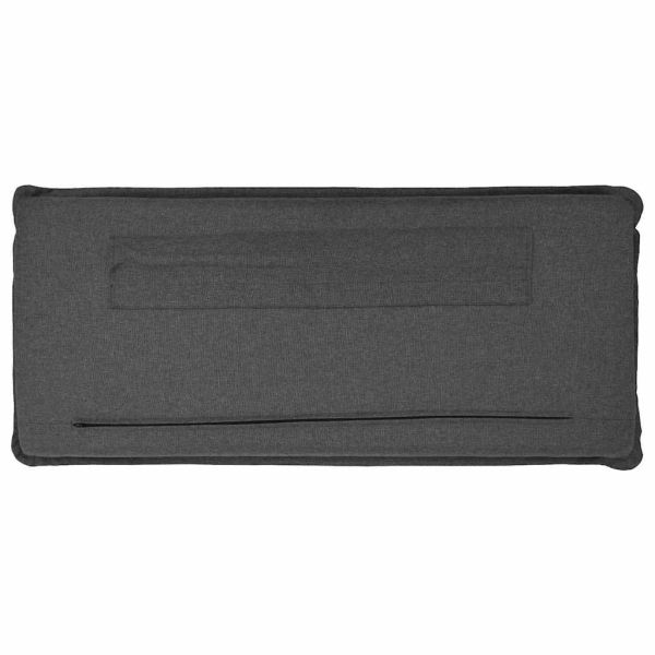 Тапицирана табла с таблото Естествено и тъмно сиво 100 cm