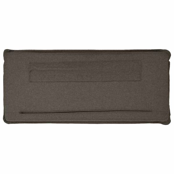 Тапицирана табла с таблото Естествено и светло сиво 100 cm