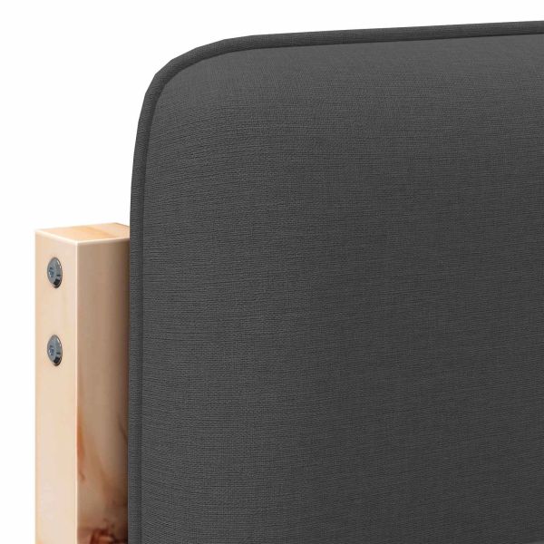 Тапицирана табла с таблото Кафяво и тъмно сиво 135 cm