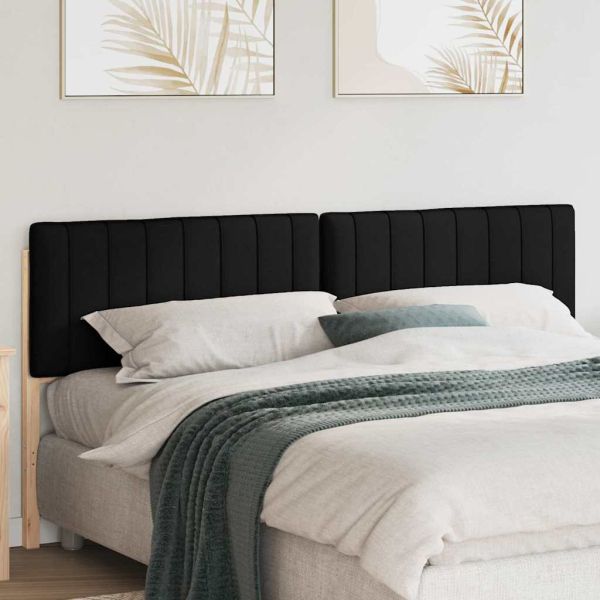 Тапицирана табла Кафяв и черен 200 cm Солидно борово дърво