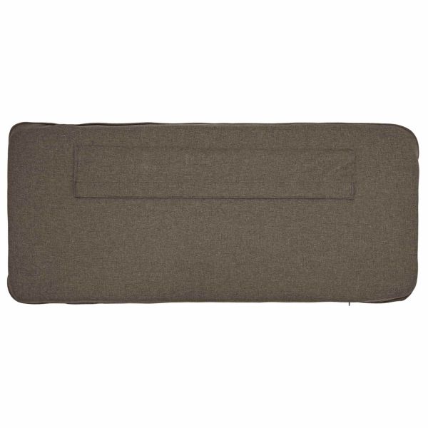 Тапицирана табла Кафяво и таупе 160 cm Солидно борово дърво