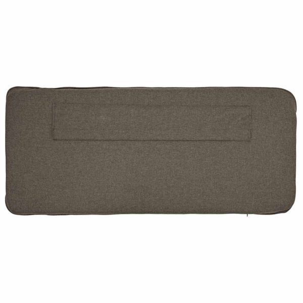 Тапицирана табла Кафяво и таупе 80 cm Солидно борово дърво