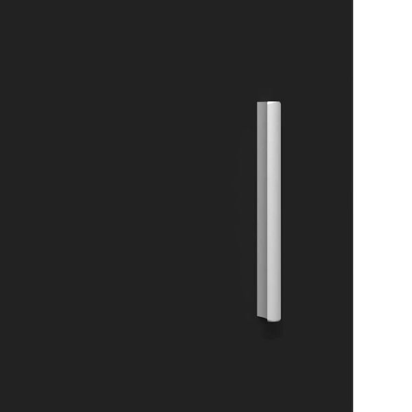 Дървен шкаф Черно 50 x 29 x 100 см Инженерно дърво