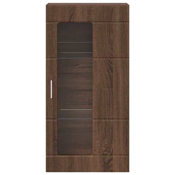 Дървен шкаф Кафяв дъб 50 x 29 x 100 см Инженерно дърво