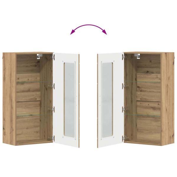 Дървен шкаф със съхранение Дъб 50 x 29 x 100 см Инженерно дърво