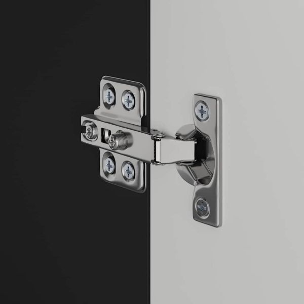 Комплект шкафове за баня TULUM Черно 60 x 34 x 63 см