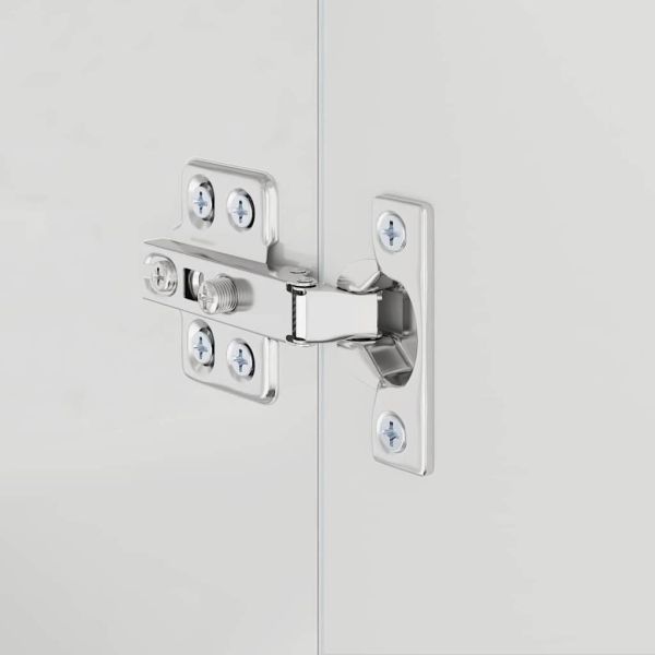 Комплект шкафове за баня TULUM Лъскаво бяло 60 x 34 x 63 см