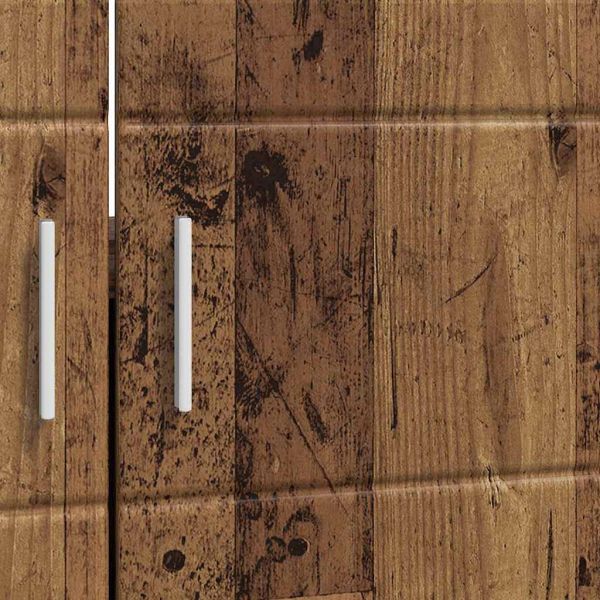 Комплект шкафове за баня TULUM Старо дърво 60 x 34 x 63 см