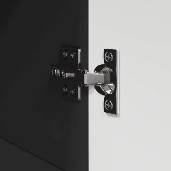 Комплект шкафове за баня TULUM Черно 37 x 31,5 x 82 см