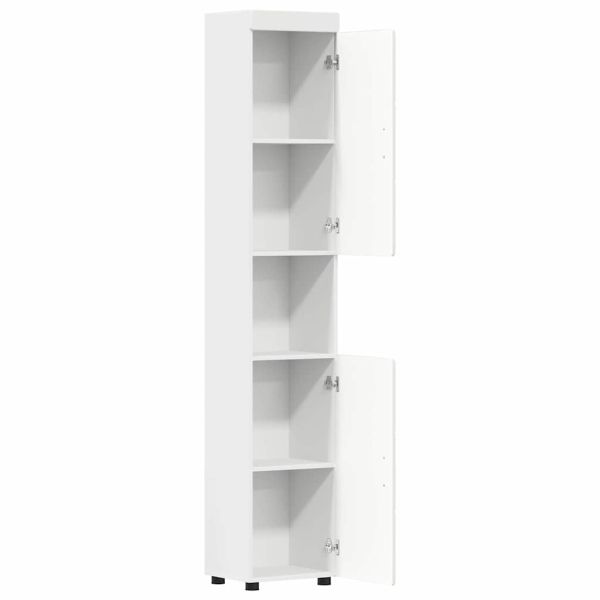 Комплект шкафове за баня TULUM Бяло 37 x 31,5 x 203 см