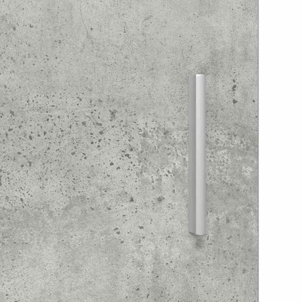 Комплект шкафове за баня TULUM Циментено сиво Инженерно дърво