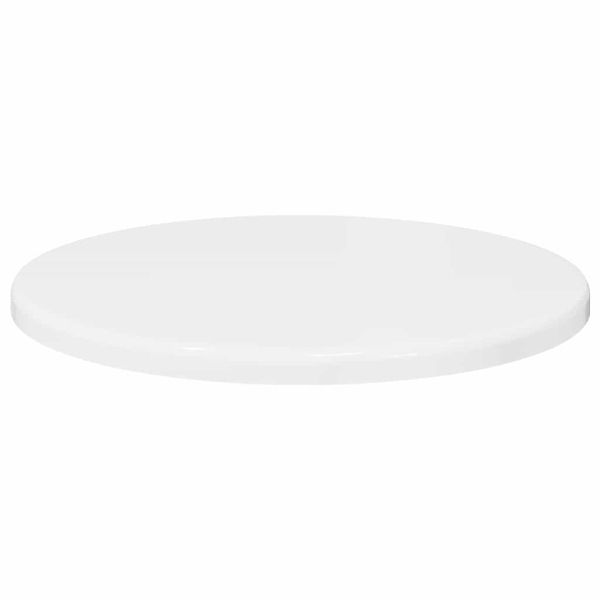 Топ за маса Бяло Със Силен Гланц 30 x 30 x 1,5 см