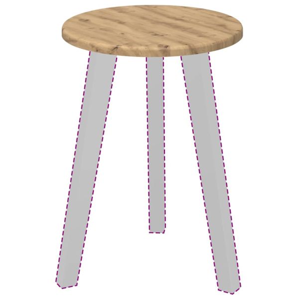 Топ за маса дъб артизан 30 x 30 x 1,5 см Инженерно дърво