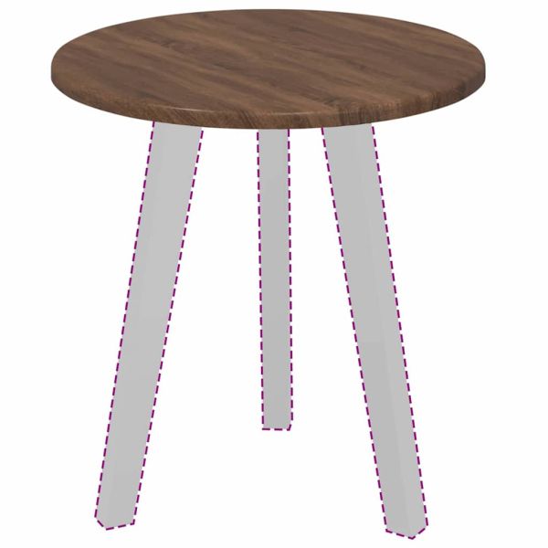 Топ за маса Кафяв дъб 40 x 40 x 1,5 cm Инженерно дърво