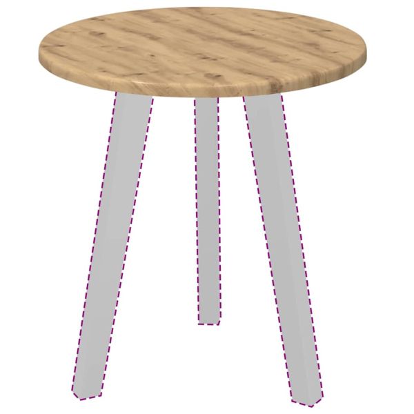 Топ за маса дъб артизан 40 x 40 x 1,5 cm Инженерно дърво