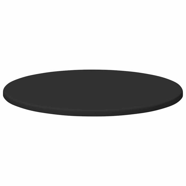 Топ за маса Черно 50 x 50 x 1,5 cm Инженерно дърво