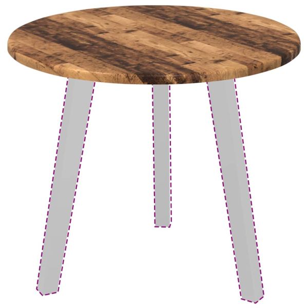 Топ за маса Старо дърво 50 x 50 x 1,5 cm Инженерно дърво