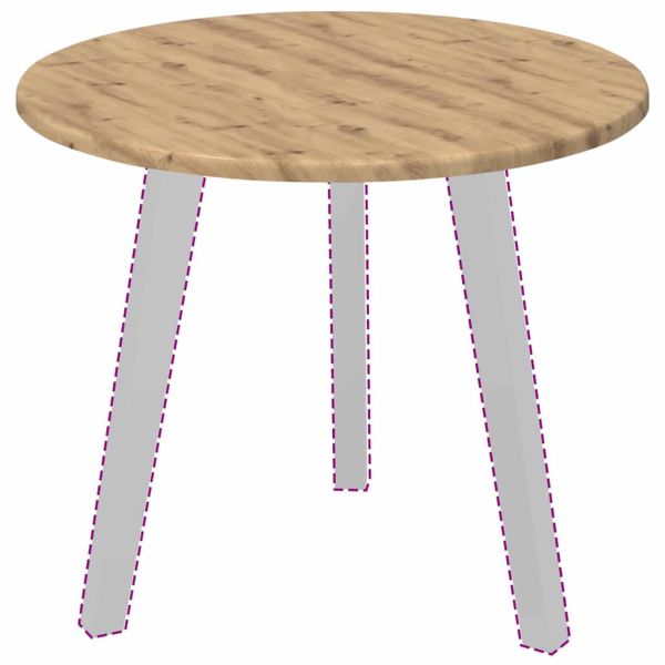 Топ за маса дъб артизан 50 x 50 x 1,5 cm Инженерно дърво