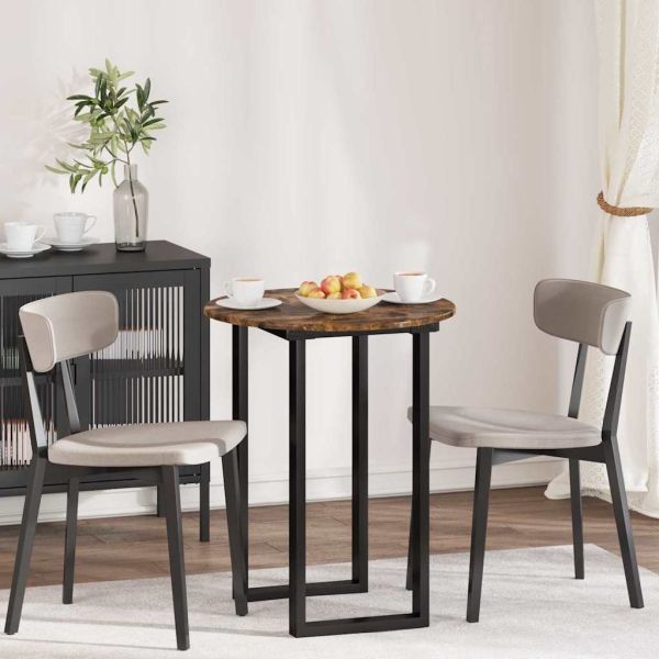 Топ за маса Опушен дъб 60 x 60 x 1,5 cm Инженерно дърво