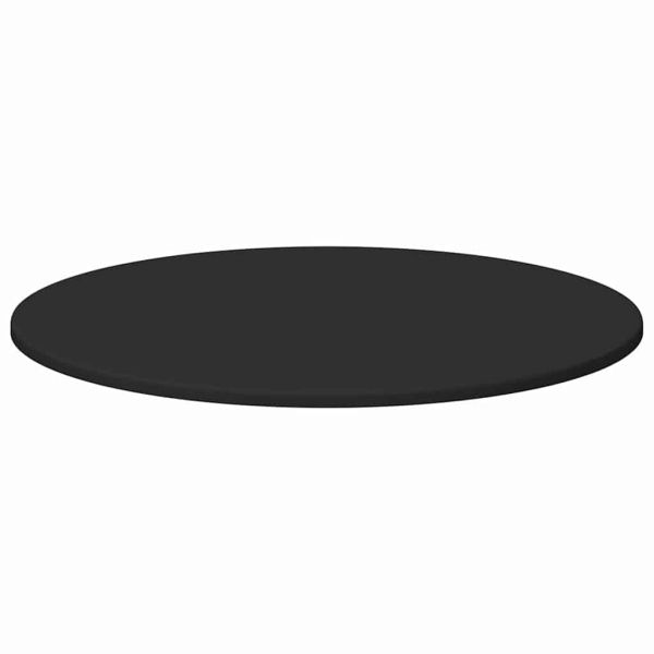 Топ за маса Черно 70 x 70 x 1,5 cm Инженерно дърво