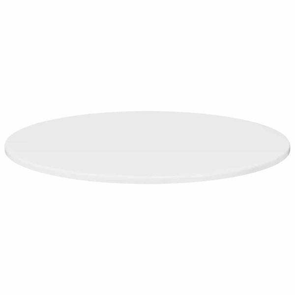 Топ за маса Бяло Със Силен Гланц 70 x 70 x 1,5 cm