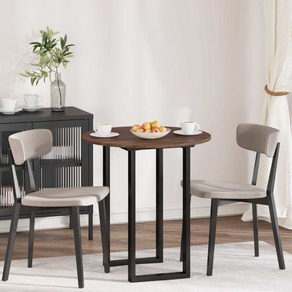 Топ за маса Кафяв дъб 70 x 70 x 1,5 cm Инженерно дърво