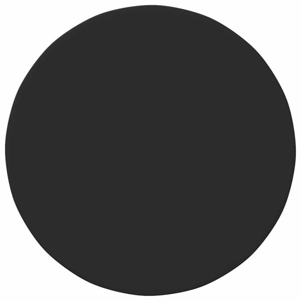 Топ за маса Черно 80 x 80 x 1,5 cm Инженерно дърво