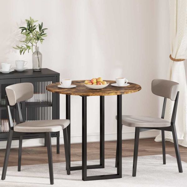 Топ за маса Опушен дъб 80 x 80 x 1,5 cm Инженерно дърво