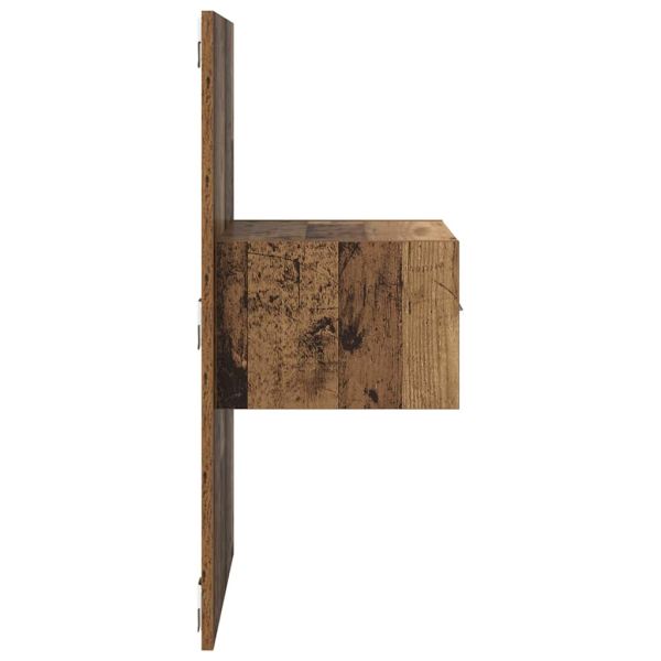 Нощен шкаф 2 pcs Старо дърво 50 x 32,5 x 80 см Инженерно дърво