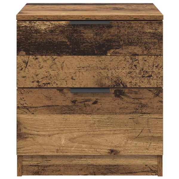 Нощен шкаф 2 pcs Старо дърво 45 x 39 x 50 см Инженерно дърво