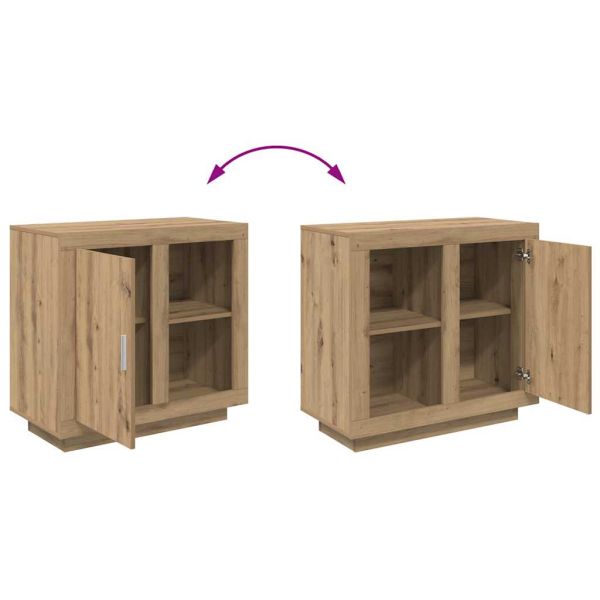 Служебен шкаф Дъб 80 x 40 x 75 см Инженерно дърво