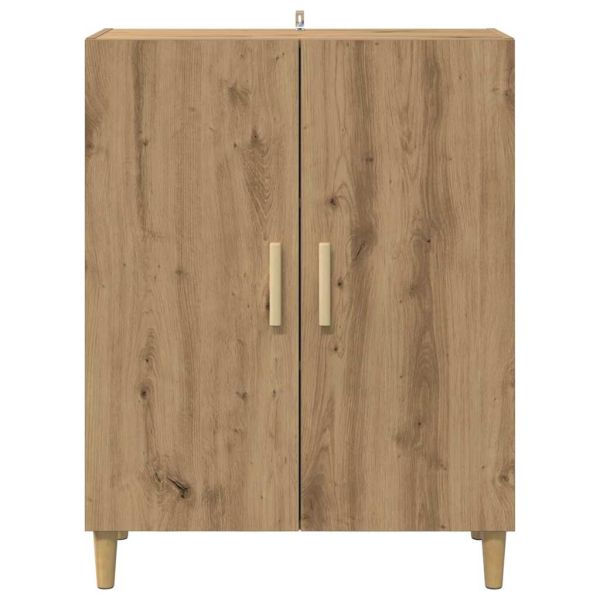 Служебен шкаф Дъб 70 x 34 x 90 см Инженерно дърво